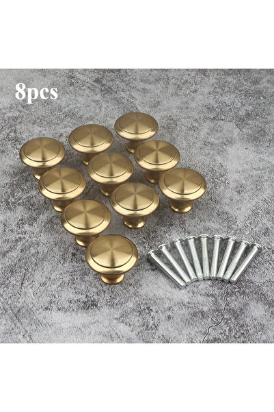 Choice 8 قطع من مقابض سحب الأدراج الذهبية البسيطة ذات الفتحة الواحدة، لأبواب ...