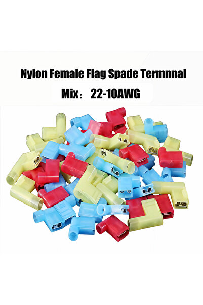 Choice3 50 قطعة - مزيج في كيس 80/50/30 قطعة من موصلات نايلون بزاوية قائمة 90 ...