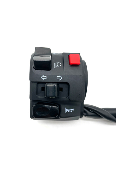 Choice1 1pcs left 22mm Universal Motorcycle Switches Horn Button Turn Signal ...