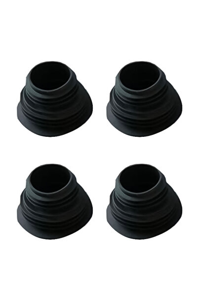 Choice سدادة سيليكون سوداء لخرطوم تصريف المياه، 4 قطع، حلقة مانعة للتسرب، سدا...