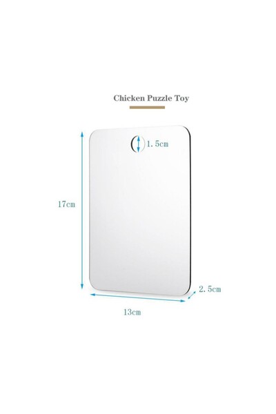 Choice مرآة أكريليك مضادة للضباب، قطعة واحدة، للاستحمام والحلاقة، مرآة خالية ...