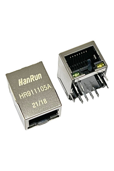 Choice 5pcs 5/10PCS HR911105A Single Port RJ45 Connector With Magnetics Modul...