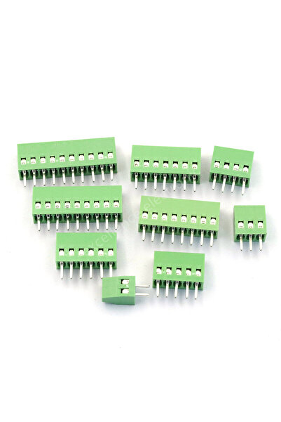 Choice19 10 قطع من موصلات طرفية لولبية صغيرة KF128 ذات مسافة 2.54 مم، مناسبة ...