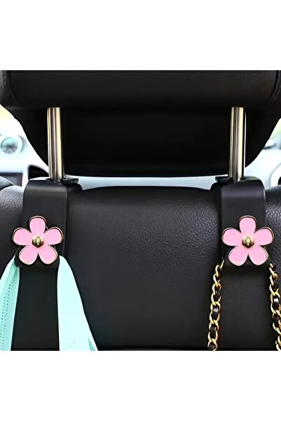 Choice 2pcs pink 2pcs Universal Car Seat Headrest Hook For Auto Back Seat Sto...