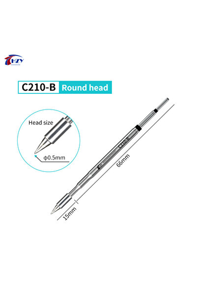 Choice4 رؤوس مكواة اللحام C210-B HZY من سلسلة C210، طراز C210-D/C/B/S/KU، لمق...