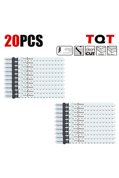 Choice مجموعة شفرات منشار الترددية Tqt (25 قطعة) و T101Br (5 قطع) مع ساق خشبي...