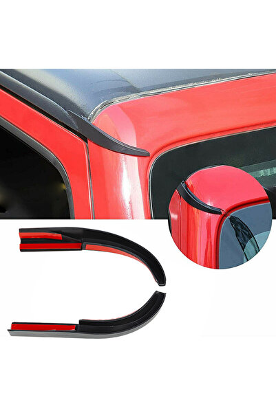 Choice زوج واحد من واقيات تصريف مياه الأمطار لسقف السيارة، مع فتحة لتمديد الم...