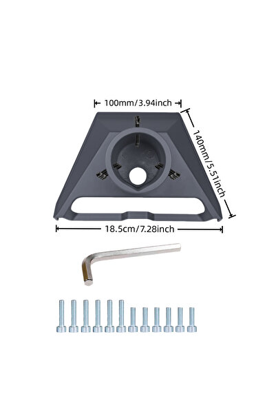 Choice 12 inch grey For Starlink Gen 3 Aluminium Alloy Mount Pipe Adapter For...