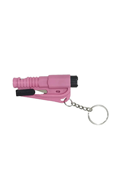 choice2 Pink 3 in 1 Safety Hammer Car Emergency Rescue Car Escape Tool Window...