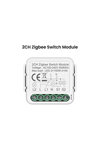 Choice ZigBee Switch 2CH-N GIRIER Tuya Smart ZigBee Switch Module Neutral/No ...