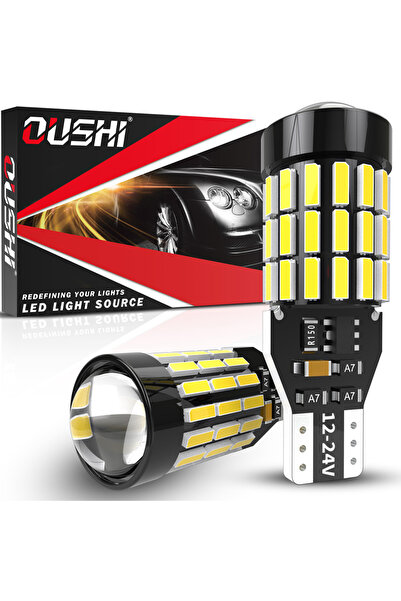 Choice مصباح LED أبيض 6000 كلفن للرجوع للخلف من نوع OUSHI W16W T15 921، خالٍ ...