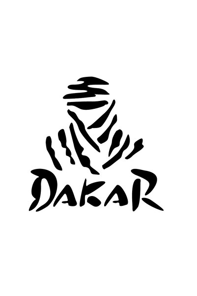 Choice ملصق سيارة/دراجة نارية أسود، لعبة رالي داكار، هيكل السيارة، المصد، الن...