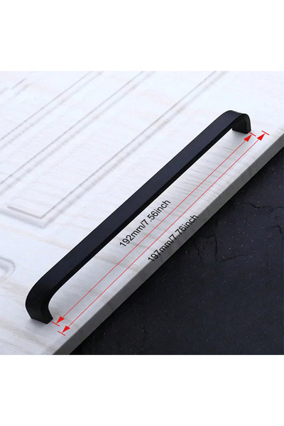 Choice3 10 قطع من مقابض معدنية مصقولة بتصميم مقوس، مصنوعة من سبائك الألومنيوم...