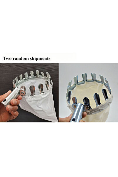 Choice أداة معدنية لقطف الفاكهة، مناسبة للبساتين، وقطف الخوخ من الأشجار العال...