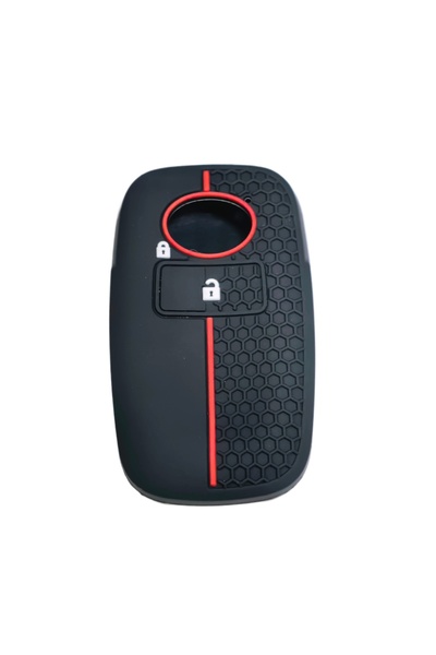 Choice غطاء مفاتيح فاخر أسود اللون لسيارة تويوتا ويجو رايز، وغطاء سيارة دايها...
