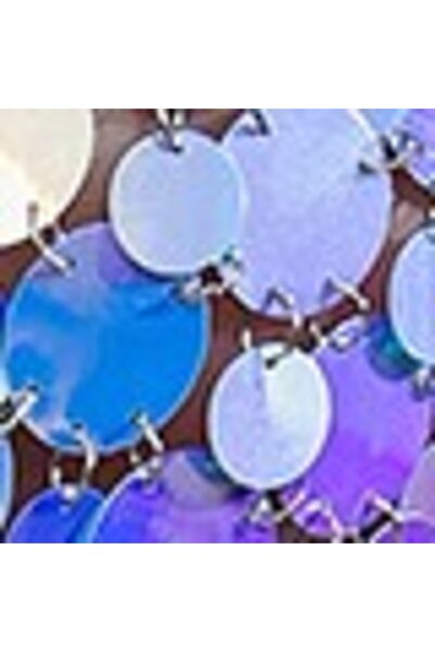 Choice XL Blue Womens Glittery Sequin Bra Top for Pole Dancing Halter V Neck ...