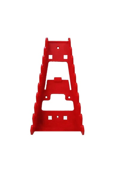 Choice Red Plastic Wrench Rack Organizer Wall Mounted Tray Sockets Storage To...