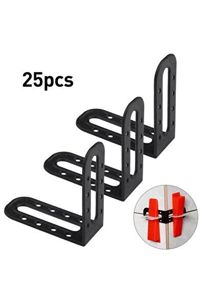 Choice 25 قطعة من مشابك زاوية ذكرية لنظام تسوية البلاط، مناسبة للأرضيات والجد...