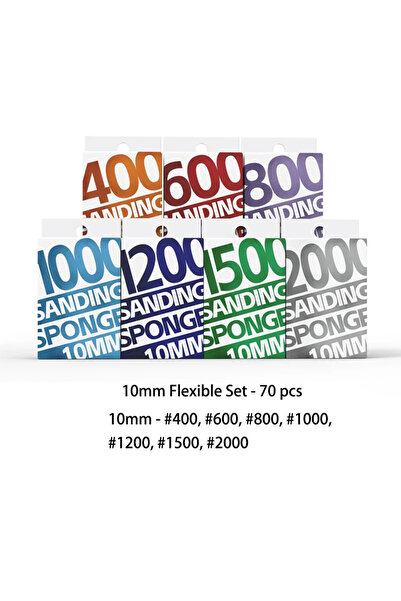 Choice مجموعة 70 قطعة من ورق الصنفرة الإسفنجي المنعش من سلسلة DSPIAE XSS-S01،...