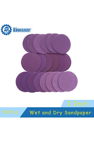Choice4 400 grit 50 pcs 2 Inch Wet and Dry Sanding Disc 50 Pcs Assorted 60-10...