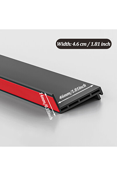 Choice 4.6cm 1.1m TPE Window Water Blocking Bar Balcony Waterproof Rainproof ...