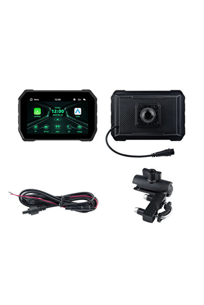 Kebidumei لا يوجد M2 5 بوصة لاسلكي CarPlay Moto Android Auto لوحة قيادة رقمية...