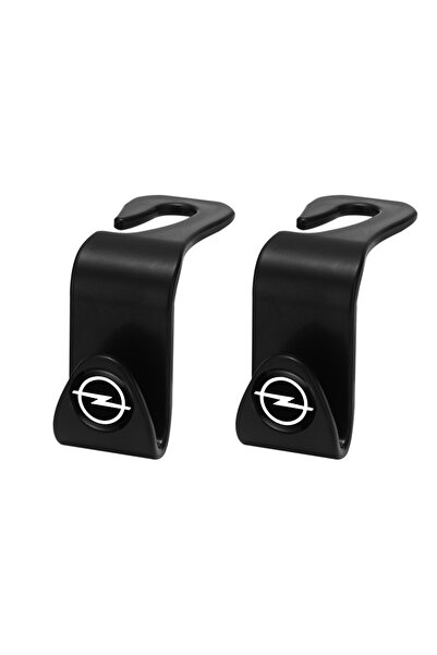 Choice خطافات تخزين سوداء لظهر مقعد السيارة (قطعتان) - ملحقات سيارات لأوبل أس...