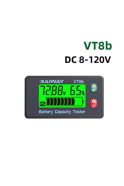Choice سعة بطارية VT8b لبطارية ليثيوم أيون LiFePO4 بجهد تيار مستمر 8-120 فولت...