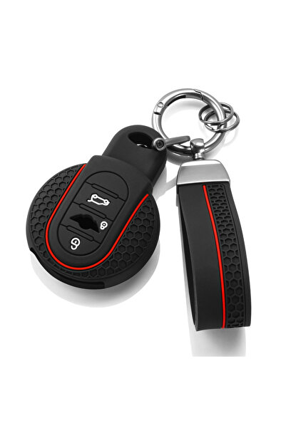 Choice with Keychain Silicone Car Key Case Cover Protection Shell for BMW Min...