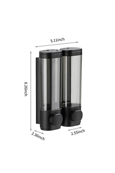 Choice موزع صابون يدوي 600 مل، يُثبت على الحائط، يُستخدم لغسل الأطباق والغسول.