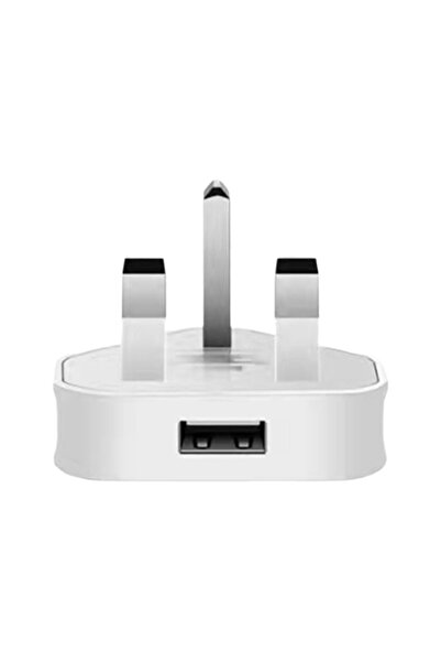 Alloet شاحن حائط بثلاثة منافذ USB (1/2/3 منافذ USB) مزود بقابس عالمي بريطاني ...