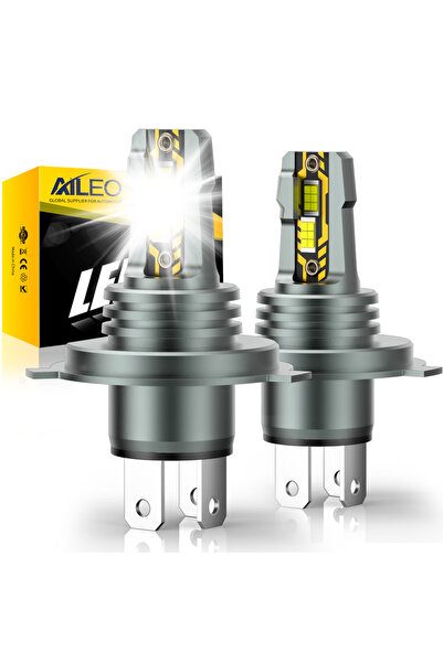 Choice مصباحان LED من نوع H4/9003/HB2 بقوة 200 واط وشدة إضاءة 22000 لومن، بإض...