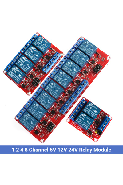 choice2 4 Channel 5V 1 2 4 8 Channel Relay Module Board Shield 5V 12V 24V wit...