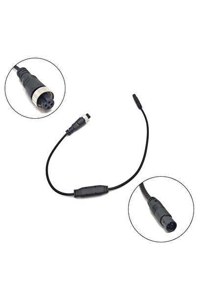 Choice موصل كاميرا الرجوع للخلف ذو رأس ذكر رباعي الأطراف، عالمي للسيارات، ومو...