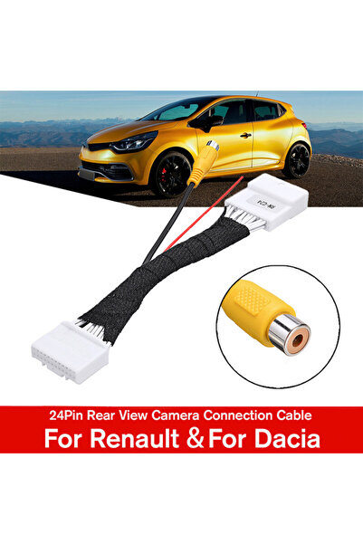 Choice سلك محول كاميرا الرؤية الخلفية للسيارة ذو 24 سنًا لسيارات رينو، داسيا،...