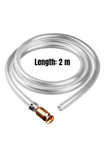 Choice 2 meters Shake A Pumping Pipe Copper Siphon Pumping Refueling Pipe Man...