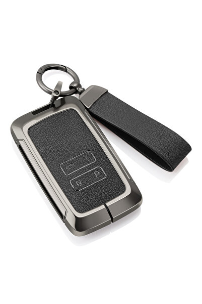 Choice غطاء مفتاح سيارة من سبائك الزنك الأسود لسيارات رينو كابتور، كوليوس، كا...
