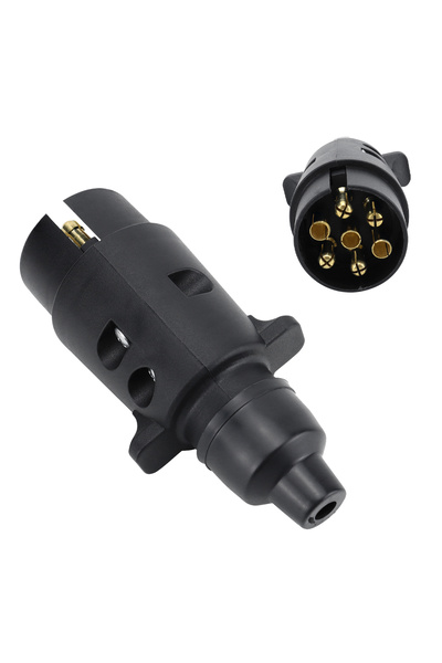 Choice CP-5281 Trailer connector 7-pin 12V cable plug Truck connector Europea...