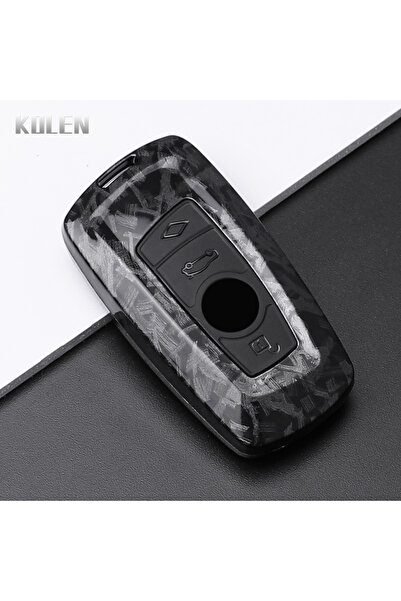 Choice F-Carbon ABS Carbon Fiber Style Car Key Case Cover For BMW 1 3 5 7 Ser...