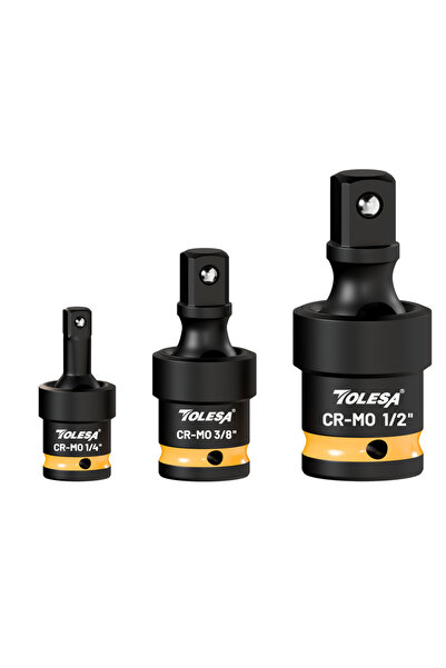 Choice مجموعة مفاتيح ربط عالمية من 3 قطع من تولسا، مجموعة مفاتيح ربط دوارة مق...