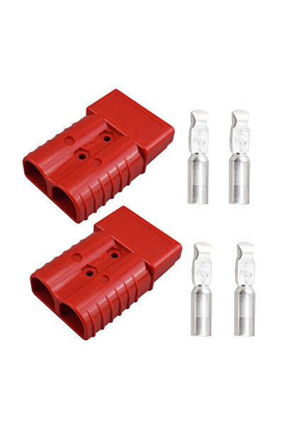 Choice24 قطعتان 120 أمبير أحمر 2/4/6 قطع لموصل أندرسون لبطارية السيارة، توصيل...