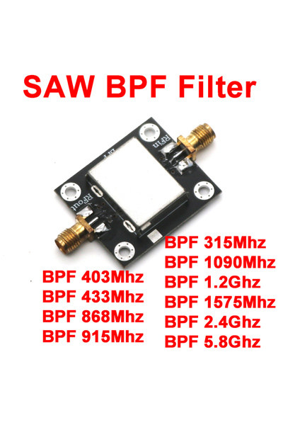 Choice7 مرشح تمرير النطاق SAW بتردد 2.4 جيجاهرتز، مرشح تمرير النطاق RF BPF بت...
