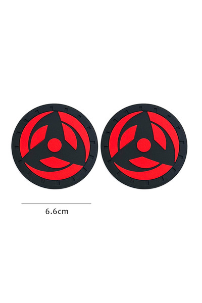 Choice Style 2 2PCS 7CM Car Anti Slip Mat Coaster Car Water Cup Slot Decorate...