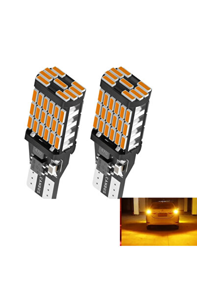 Choice مصباحان خلفيان T15 أبيضان، مصباحان LED فائق السطوع 10 واط بتقنية Canbu...