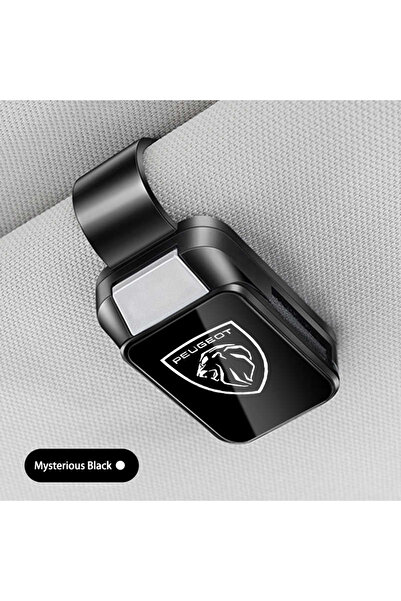 Peugeot حامل نظارات أسود للسيارة، مناسب لسيارات 208، 3008، 308، 2008، 207، 10...