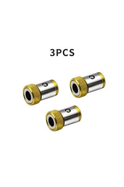 Choice حامل رؤوس مفكات مغناطيسي ثلاثي القطع، مصنوع من سبيكة معدنية، مزود بحلق...