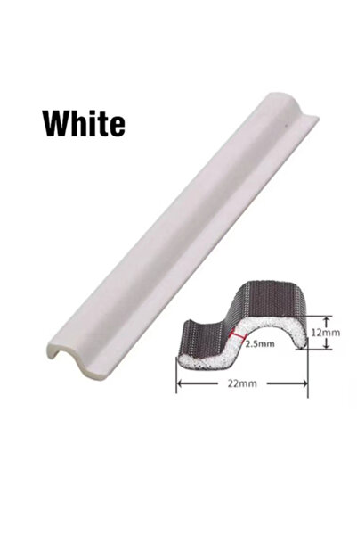 Choice4 شريط لاصق ذاتي بطول 1 متر أبيض و6 أمتار لإغلاق النوافذ والأبواب المفص...