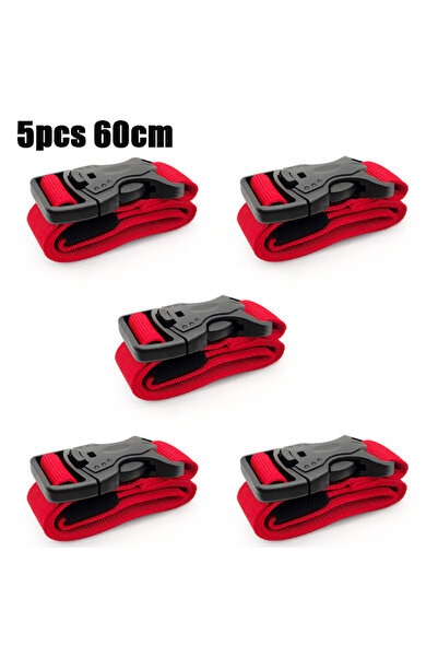 Choice 5pcs 60cm 5/10PCS PPortable Cargo Tie Down Luggage Belt Strap Quick Re...