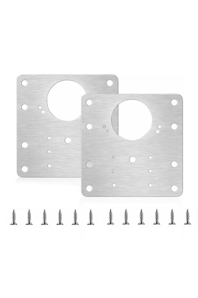 Choice مفصلات أبواب من الفولاذ المقاوم للصدأ (قطعتان) - طقم إصلاح مفصلات الخز...