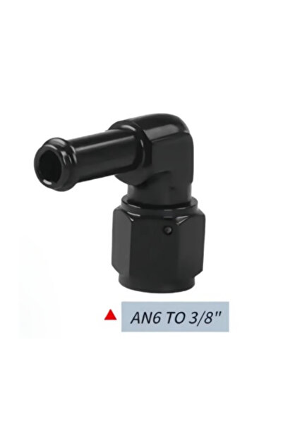 Choice محول AN6-3-8 أنثى إلى وصلة 3/8 بوصة 5/16 بوصة، وصلة سريعة بزاوية 90 در...